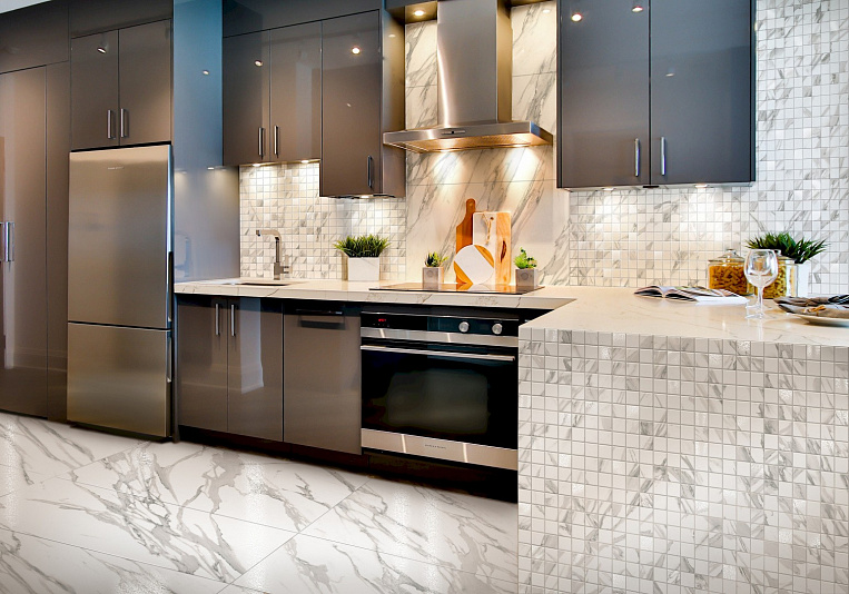 Интерьерные фото коллекции Home Granite CALACATTA